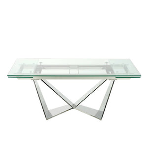 ANGEL CERDÁ Mesa comedor extensible cristal