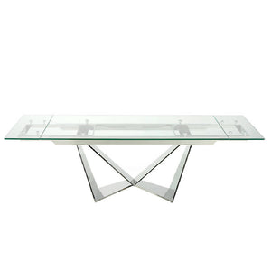 ANGEL CERDÁ Mesa comedor extensible cristal